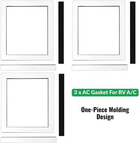 14" RV Air Conditioner Gasket Replacement, One-Piece RV AC Gasket and Seal Kit, Leak-Proof RV AC Seal, RV Roof Vent Seal for Vent Fan in Saudi Arabia