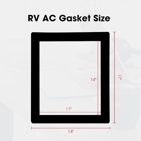 استبدال حشية مكيف الهواء RV مقاس 14 بوصة، مجموعة حشية وختم RV AC من قطعة واحدة، ختم التيار المتردد RV المقاوم للتسرب، ختم فتحة تهوية السقف RV لمروحة التهوية in Kuwait