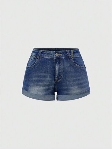 SOLY HUX Women's Y2k Butterfly Embroidery Distressed Jean Shorts Vintage Low Rise Mini Denim Shorts in Saudi Arabia