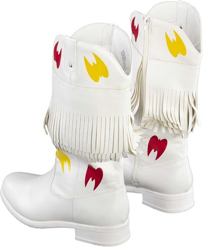 Ultimate Wrestler Warrior White Boots مع شعار Cosplay Cosplay in Saudi Arabia