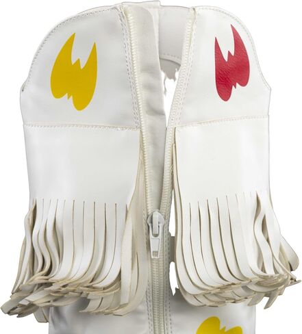 Ultimate Wrestler Warrior White Boots مع شعار Cosplay Cosplay in Saudi Arabia