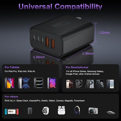 S24/S24 Ultra Charger, Super Fast Type C Charger, PD 25W USB-C Wall Charger for Samsung Galaxy S24 Ultra/S24/S23/S22/ S21/S20/Note 20/Note 20 Ultra/Note 10/Note10+, Type C Charger Block + 4-ft Cable in Kuwait