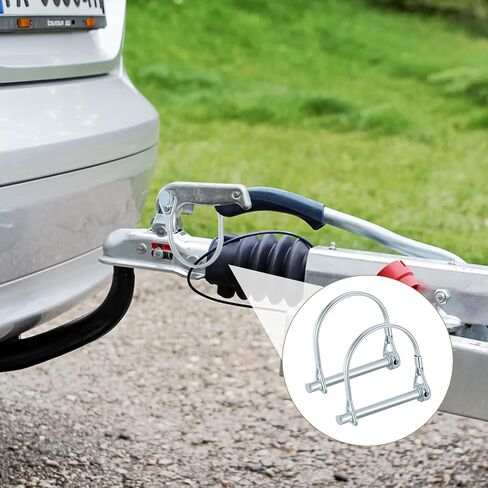 دبوس مقرن مقطورة ، 4 مساءً 1/4 × 2.4 بوصة دبابيس قفل الأسلاك ، دبوس مقرن أمان متميز ، دبوس مقرن أمان للزنك الثقيلة للمزرعة لمزرعة حديقة الحديقة in Kuwait