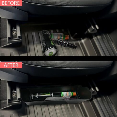 Center Console Storage Box Organizer 5 PCS for 2024-2025 Tesla Cybertruck Accessories, Behind Screen Storage Tray, Cupholder, Wireless Charger Mat and 2PCS Under Seat Storage Box in Saudi Arabia