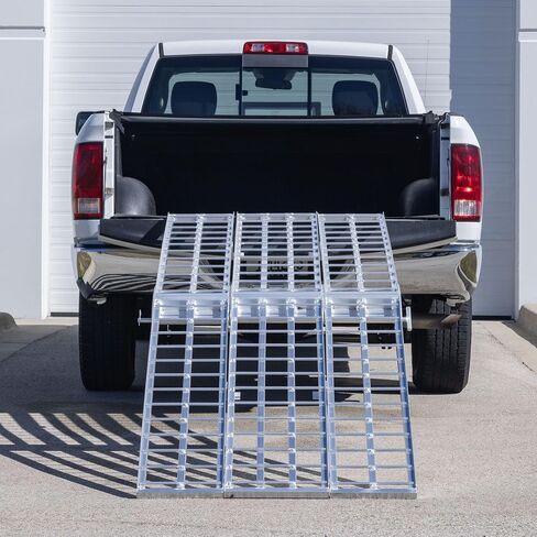 Black Widow 9' Aluminum HD Folding Arched 3-Piece Motorcycle Ramp in Kuwait