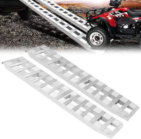 منحدرات مقطورة الألومنيوم ، 6000 رطل 73 "× 16" ، منحدرات شاقة مع نهاية ربط علوية ، منحدر شامل للدراجات النارية ، السيارة ، الجرار ، ATV/UTV ، الشاحنات ، جزازة العشب ، 2pcs in Kuwait
