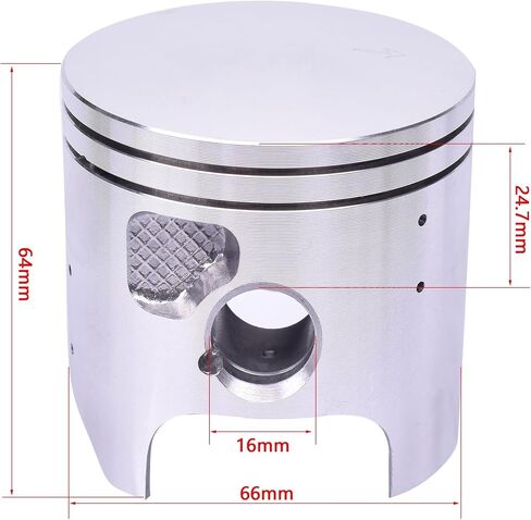 Motorcycle Cylinder Engine Piston Ring Fit For KDX200 KDX200E1 E6 89-94(1x 0.50 Piston Ring) in Saudi Arabia