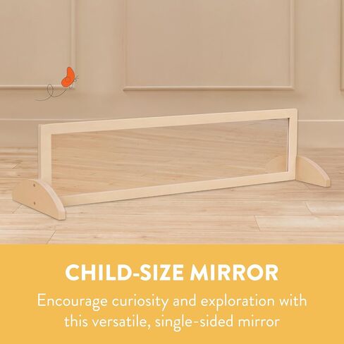 Single-Sided Bi-Directional Mirror, Kids Furniture, Natural, 1 in Saudi Arabia