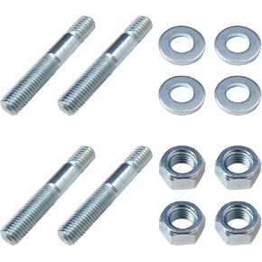 Xspander New 5/16 "X 2" Carb Carb Studs Kit (Stud ، Spacer ، Nut) لـ Holley Edelbrock Carter Rochester -4 Pack in Kuwait