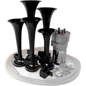 Dixie Air Horn Black - Dixieland Premium Full 12 ملاحظة - 12 فولت in Saudi Arabia