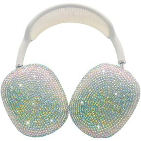 Case Cover for AirPods Max Headphones Glittering gem-Encrusted, Stars Sparkling Rhinestones Accessories Ultra Protective Cover for Apple AirPods Max in Kuwait
