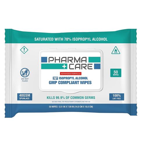 Advanced Formula 70% Alcohol Wipes - (50 Count) 3 Packs in Kuwait