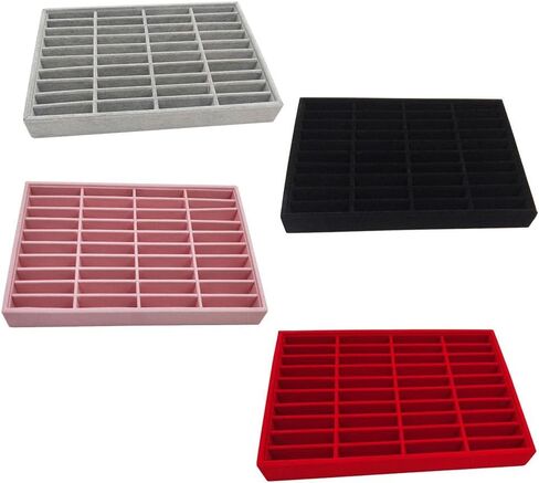 Velvet 40 Compartments Box Tray Counter Display Bangle Bracelet in Kuwait