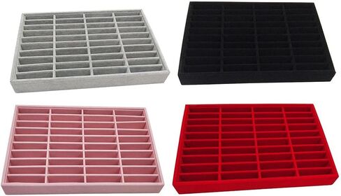 Velvet 40 Compartments Box Tray Counter Display Bangle Bracelet in Kuwait