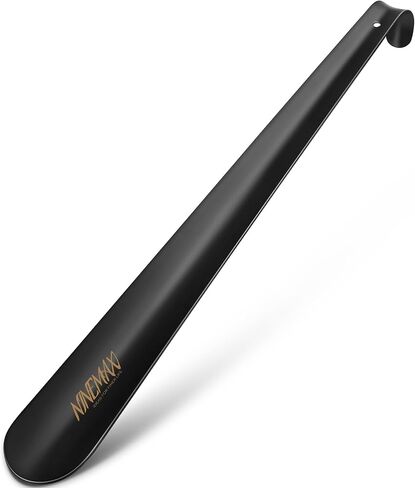 NINEMAX Shoe Horn Long Handle: 16.5'' Metal Long Shoehorn for Boots 2Pcs,Stainless Steel Shoe Horns Set for Senior Men Women in Saudi Arabia