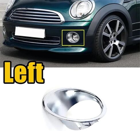 تلقائي تلقائي يمين الوفير ضباب الضوء غطاء محطات كهربائيا غطاء حلقة ديكور لسيارات BMW لـ MINI لـ Cooper R56 R56 R57 in Saudi Arabia