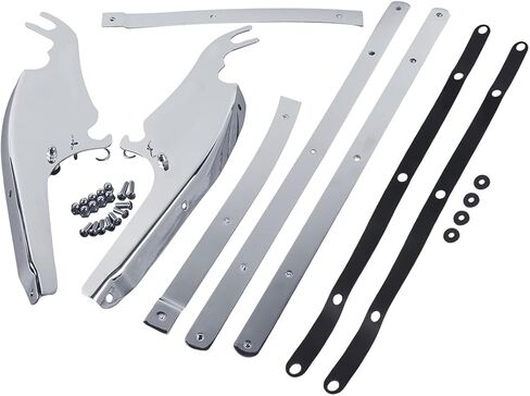 شاشة XMT-Moto Quick Detach Clear Windshield تناسب Harley Davidson Softail flst flstc in Kuwait