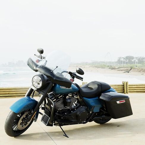 Hecasa ATV الزجاج الأمامي المتوافق مع قطبي القطب الشمالي القطب الشمالي هوندا ياماها Can-Am Kawasaki Harley دراجة نارية الزجاج الأمامي مع/حارس اليد in Saudi Arabia