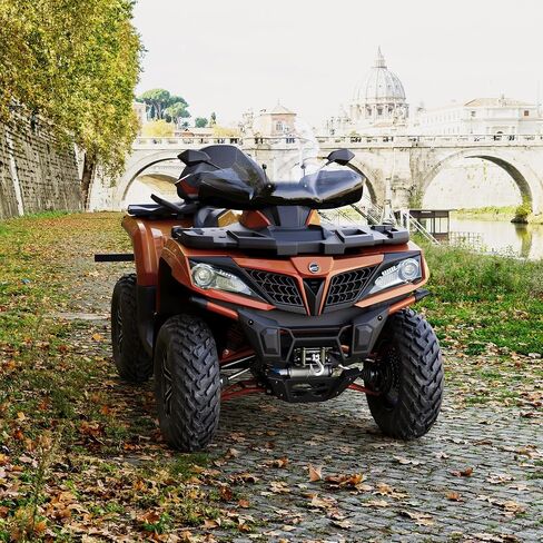 Hecasa ATV الزجاج الأمامي المتوافق مع قطبي القطب الشمالي القطب الشمالي هوندا ياماها Can-Am Kawasaki Harley دراجة نارية الزجاج الأمامي مع/حارس اليد in Saudi Arabia