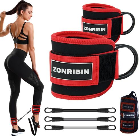 Ankle resistance bands,Upgraded Resistance Bands with Ankle Straps for Leg Muscles and Rhythm Training,Ankle resistance bands with cuffs,Resistance Bands with Ankle Straps in Saudi Arabia
