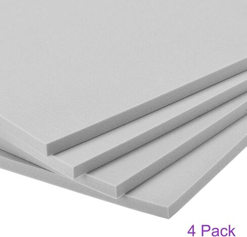 DMiotech 4 Pack 9.84 x 9.84 Inch 5mm Thick EVA Foam Sheets for Arts and Crafts Craft Foam Sheets Orange in Saudi Arabia