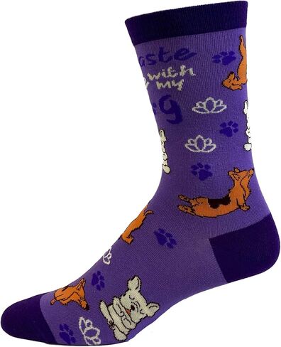 Crazy Dog T-Shirts Women's Chaos Coordinator Socks Funny Mothers Day Parenting Adulting Graphic Footwear in Saudi Arabia
