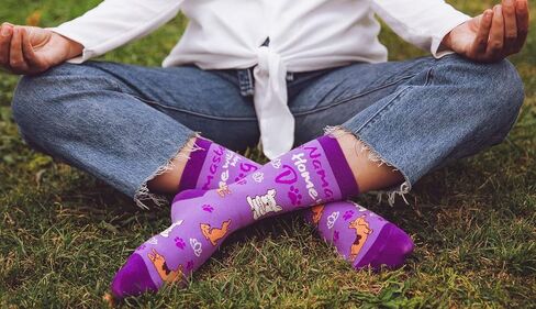 Crazy Dog T-Shirts Women's Chaos Coordinator Socks Funny Mothers Day Parenting Adulting Graphic Footwear in Saudi Arabia
