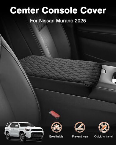 مخصص لعام 2025 غطاء ذراع وحدة التحكم في مركز Murano Cover للاشتعال Nissan Murano 2025 ARM REST CUSHION PAD LEATHER LEATHER LEATHER MIDDLE COVER in Saudi Arabia