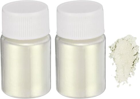 uxcell 2pcs 30g/1oz Mica Powder Natural Resin Epoxy Pigment Powders for Casting Resin, Car Paint, DIY Arts and Crafts, Apricot Yellow in Saudi Arabia