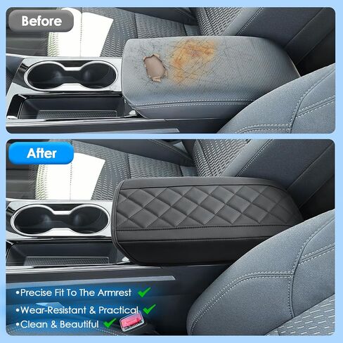 2025 2026 Chevy Equinox Accessories Center Console Cover for Chevy Equinox (LT/RS/ACTIV), Waterproof&Comfy Leather 2025 Equinox Armrest Cover 2026 Chevy Equinox Interior Accessories in Saudi Arabia