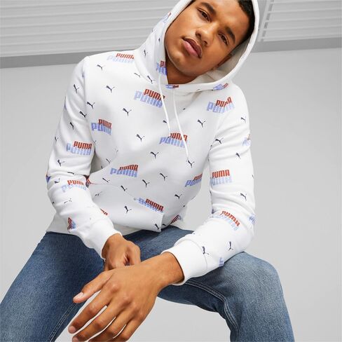 PUMA Men's Essentials Logo Fleece Hoodie (Available in Big & Tall) in Saudi Arabia
