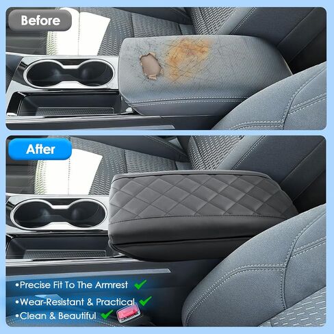 2025 2026 Chevy Equinox Accessories Center Console Cover for Chevy Equinox (LT/RS/ACTIV), Waterproof&Comfy Leather 2025 Equinox Armrest Cover 2026 Chevy Equinox Interior Accessories in Saudi Arabia