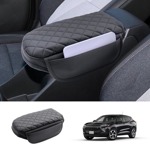2025 2026 Chevy Equinox Accessories Center Console Cover for Chevy Equinox (LT/RS/ACTIV), Waterproof&Comfy Leather 2025 Equinox Armrest Cover 2026 Chevy Equinox Interior Accessories in Saudi Arabia