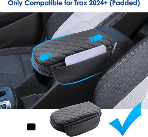 2025 2026 Chevy Equinox Accessories Center Console Cover for Chevy Equinox (LT/RS/ACTIV), Waterproof&Comfy Leather 2025 Equinox Armrest Cover 2026 Chevy Equinox Interior Accessories in Saudi Arabia