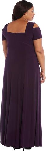 R&M Richards Womens Embellished Sweetheart Neck Evening Dress in Saudi Arabia