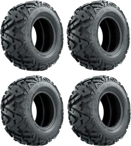 GTW Barrage 25 inch Golf Cart Mud/Off-Road Tire | 25x10-14 | Self-Cleaning Tread | 6-Ply | Universal Fitment with 14 inch Wheels | Set of 4 in Saudi Arabia