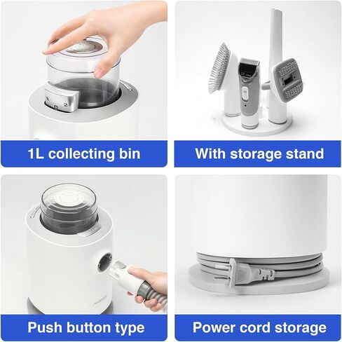 Neakasa بواسطة neabot P0 Pro Dog Grooming Vacuum for Shelf، 6.6 رطل خفيفة الوزن المحمولة أدوات العناية بالكلاب، ماكينة قص الكلاب منخفضة الضوضاء، مزيل شعر الحيوانات الأليفة للكلاب والقطط in Kuwait