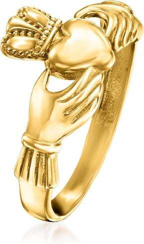 Ross-Simons 14kt Yellow Gold Claddagh Ring in Saudi Arabia