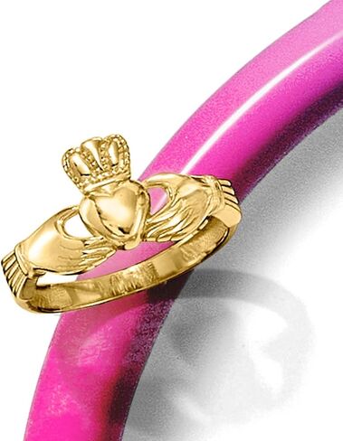 Ross-Simons 14kt Yellow Gold Claddagh Ring in Saudi Arabia