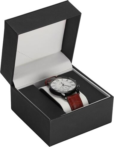 Luxury Single Watch Gift Box for Men Women, Single Watch Bracelet Bangle Jewelry Holder Storage Box Display Case Organizer (Green Style 2) in Kuwait