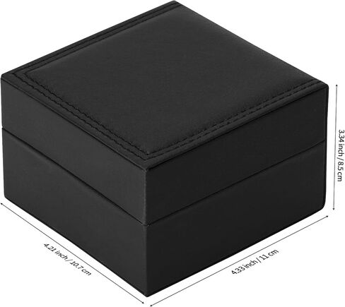 Luxury Single Watch Gift Box for Men Women, Single Watch Bracelet Bangle Jewelry Holder Storage Box Display Case Organizer (Green Style 2) in Kuwait