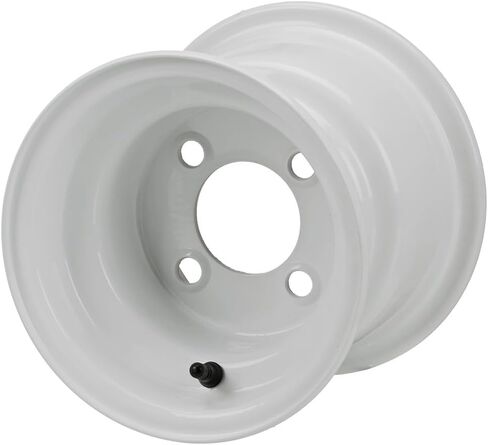 مجموعة CART RM من 4 إطارات عربة الجولف و RIMS ، Gloss Black ، Deli | يناسب 18 × 8.5 × 8 18-850-8 18 × 8.50-8 in Kuwait