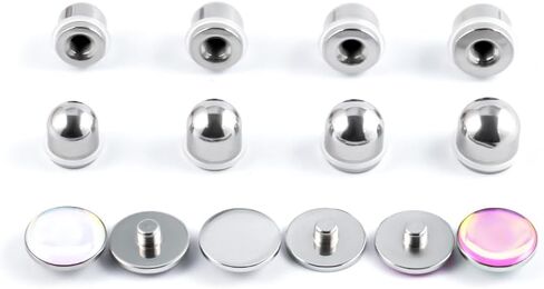TBOSEN 3 Pairs Assemblable Top and Precise Size Ear Plugs Kit Stainless Steel O-Ring Stretcher Piercings Gauges DIY Set 14G-5/8 Inch in Saudi Arabia