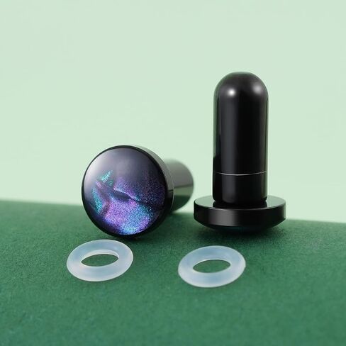 TBOSEN 3 Pairs Assemblable Top and Precise Size Ear Plugs Kit Stainless Steel O-Ring Stretcher Piercings Gauges DIY Set 14G-5/8 Inch in Saudi Arabia