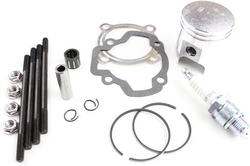 Niche 60cc Big Bore Piston Cylinder Cylinder Cylinder Head Lead for Yamaha PW50 YF60S 4-Zinger Tri-Zinger BP4-HS000-00 517-11181-01 in Kuwait