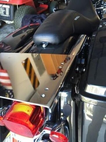 TCMT Detachable 2-Up Trunk Mount Fits for Harley Razor Tour King Tour Pak Touring Road Road Road Glide Glide Electra Glide 1997-2008 in Saudi Arabia