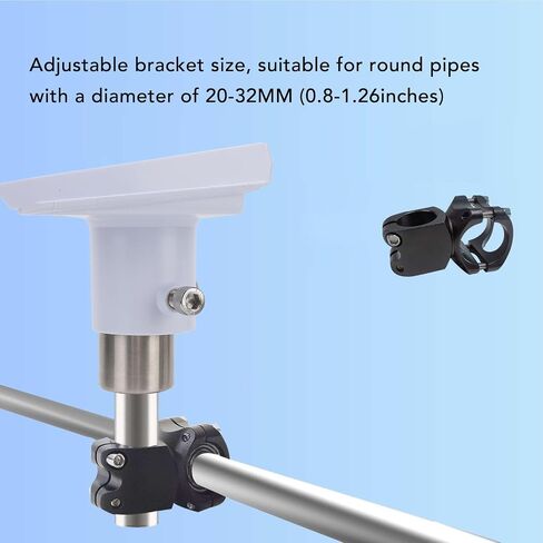 Gen 3 Pipe Adapter, for Gen 3 Standard Dish, RV Ladder Mount Roof Rack Mount Strong Load Bearing Capacity Adjustable Pipe Adapter for in Saudi Arabia