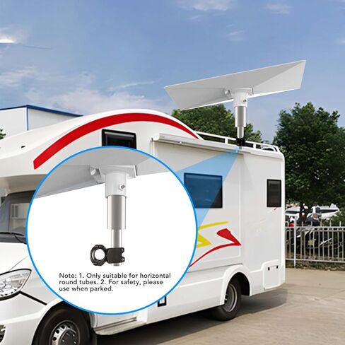 Gen 3 Pipe Adapter, for Gen 3 Standard Dish, RV Ladder Mount Roof Rack Mount Strong Load Bearing Capacity Adjustable Pipe Adapter for in Saudi Arabia