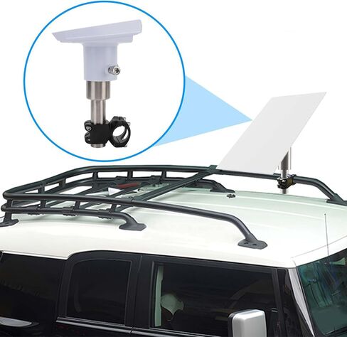 Gen 3 Pipe Adapter, for Gen 3 Standard Dish, RV Ladder Mount Roof Rack Mount Strong Load Bearing Capacity Adjustable Pipe Adapter for in Saudi Arabia