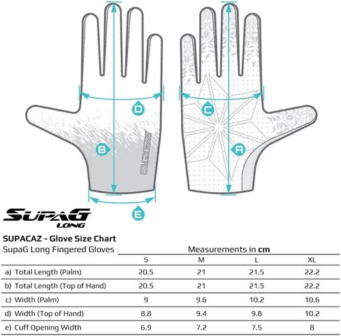 Supacaz Unisex_Adult SupaG Long Gloves, Oil Slick, S in Saudi Arabia